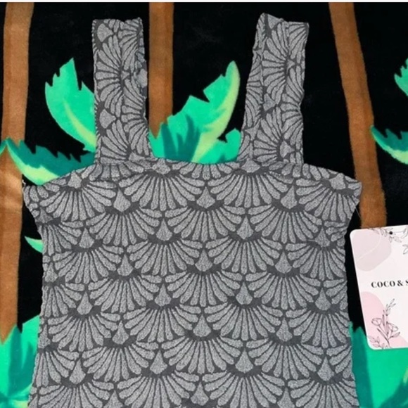 NWT! Coco & Shay Yours Truly Tank Color Gray Multiple Plus Sizes - Picture 6 of 11